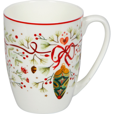 Porcelanowy kubek świąteczny