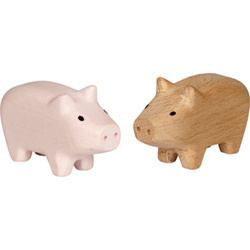 Drewniany prosiaczek