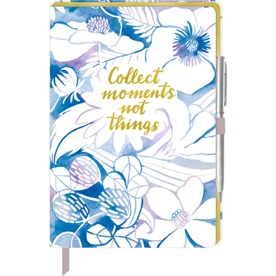 Notebook with pen All about blue