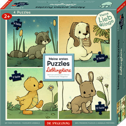 Moje pierwsze puzzle - Ulubione zwierzęta (J. Tourlonias)