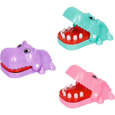Zabawka - klikający hippopotam
