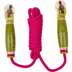 Konie skaczące na skakance