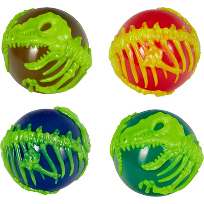 Piłka ze szkieletem dinozaura