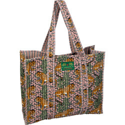 Torba shopper welurowa lampart