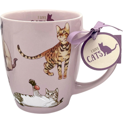 Porcelanowy kubek koty