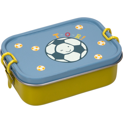 Metalowy lunch box piłka nożna
