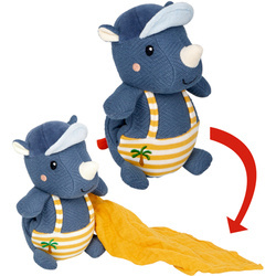 Przytulanka hipopotam z pieluszką