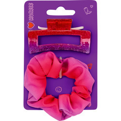 Scrunchi i spinka do włosów