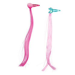 Spinki do włosów z pasemkami brokatu (zestaw 4 szt.)