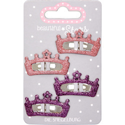 Spinka do włosów brokatowa korona nr 3