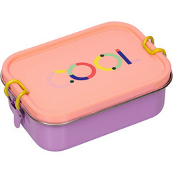 Metalowy lunchbox papaya
