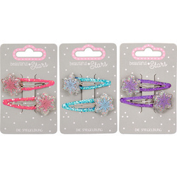 Spinki do włosów kwiaty lodowe