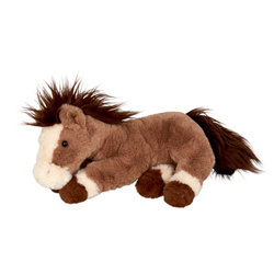 Leżący pluszowy kucyk Toni