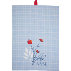 Recznik kuchenny z kwiatuszkami