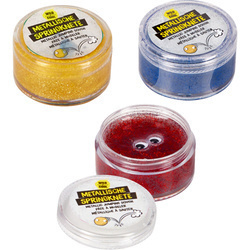 Metaliczna skacząca ciastolina