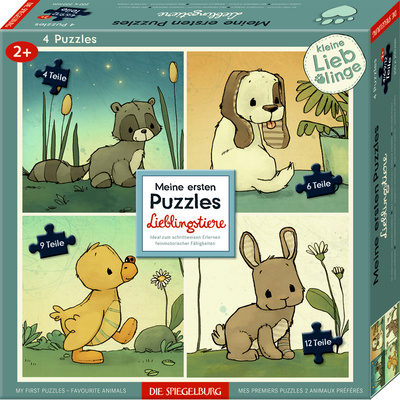 Moje pierwsze puzzle - Ulubione zwierzęta (J. Tourlonias)