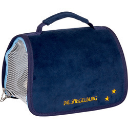 Torba podróżna dla pluszowych zwierząt, niebieska