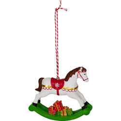 Wisiorek w kształcie konia na biegunach