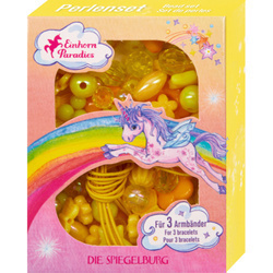 Zestaw koralików żółty