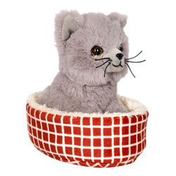 Pluszowy kot Nala w koszyku