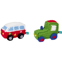 Miniaturowy grzechoczący autobus/traktor